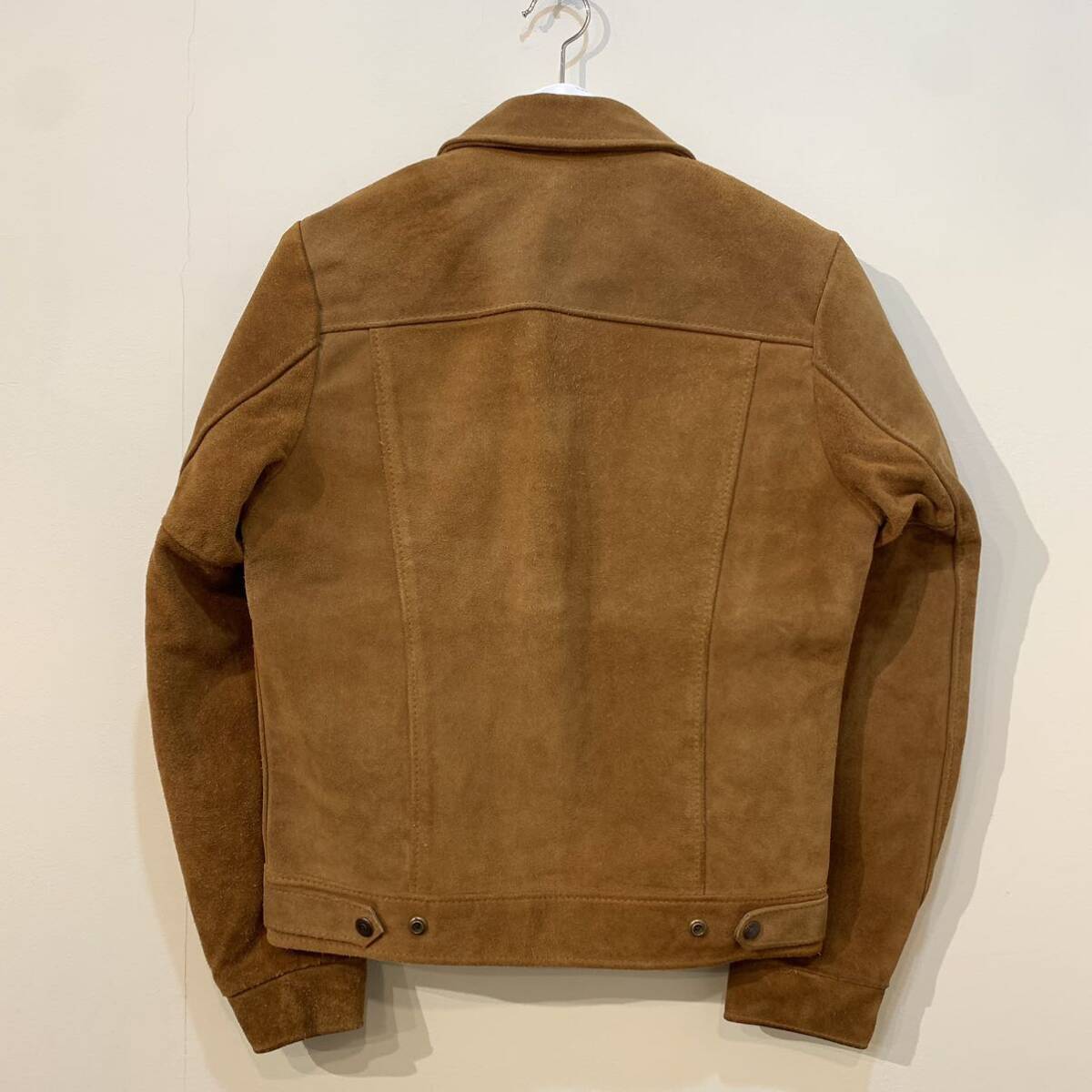 schott 3rd Type Suede Tracker Jacket 350SP ショット サードタイプ スエード スウェード トラッカー ジャケット 34_画像2