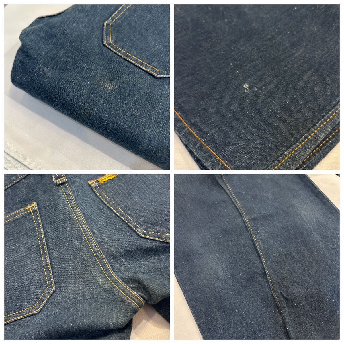 USA製 70s vintage CANTON X-WEST flared Denim Pant 米国製 70 USA製 70s vintage CANTON X-WEST flared Denim Pant 米国製 70