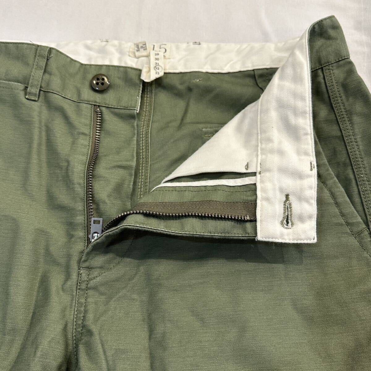 USA製 8.15 August Fifteenth Cotton Short Pant Cargo ショート ハーフ パンツ ショーツ カーゴ JS.WORKS ジャーナルスタンダード 32_画像6