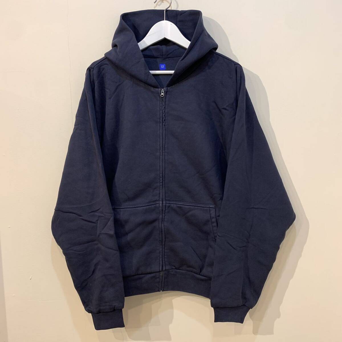 Yeezy × Gap ZIP UP SWEAT HOODIE NAVY イージー ギャップ Yeezy × Gap ZIP UP SWEAT HOODIE NAVY イージー ギャップ