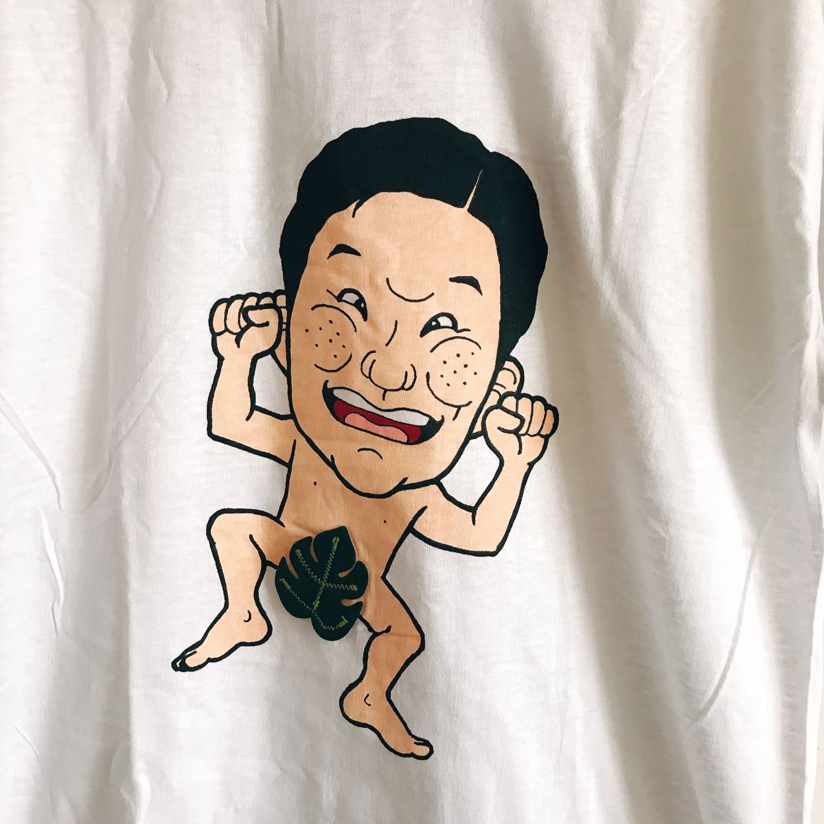 【激レア品】新品 笑う犬の冒険  はっぱ隊イラストTシャツ Mサイズ  1枚 面白い コットン 綿 男女兼用 メンズ レディース