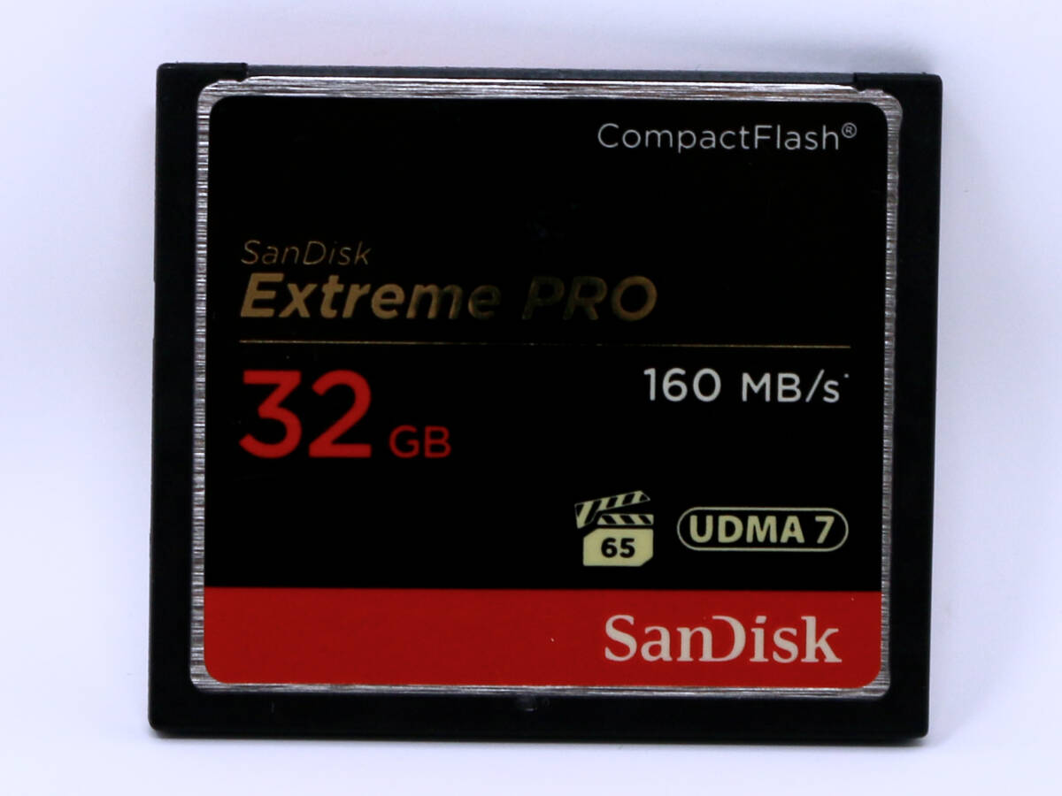 ◆◇希少美品◇CFカード　32GB☆SanDisk Extreme Pro CompactFlash 160MB/s UDMA7★コンパクトフラッシュ 極上中古美品◆SDCFXPS-032G-X46_画像1