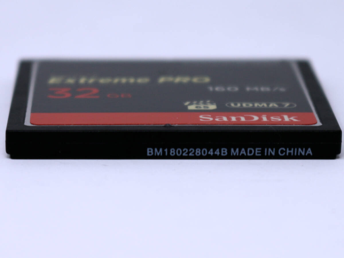 ◆◇希少美品◇CFカード　32GB☆SanDisk Extreme Pro CompactFlash 160MB/s UDMA7★コンパクトフラッシュ 極上中古美品◆SDCFXPS-032G-X46_画像4