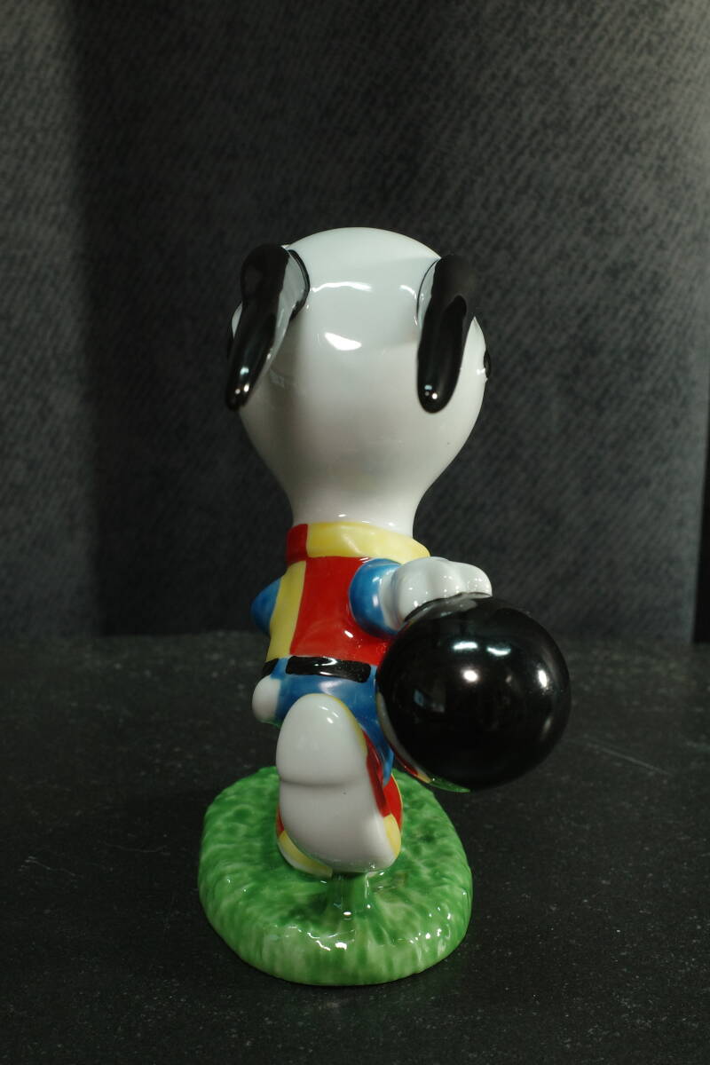 [玩具] PEANUTS SNOOPY スヌーピー ボーリング 陶製置物 の画像3