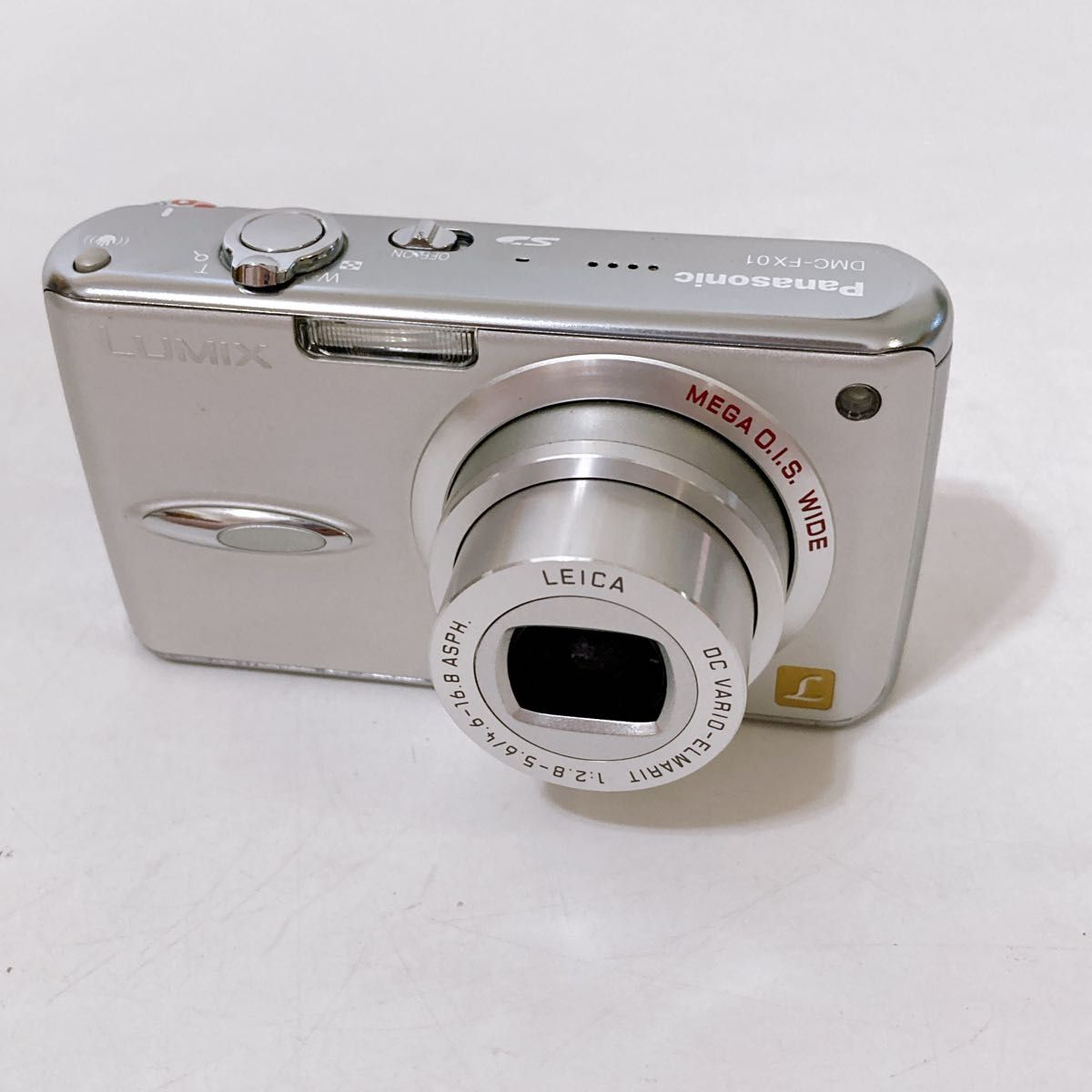 【ほぼ未使用美品】Panasonic LUMIX FX DMC-FX01-S パナソニック ルミックス デジタルカメラ デジカメ