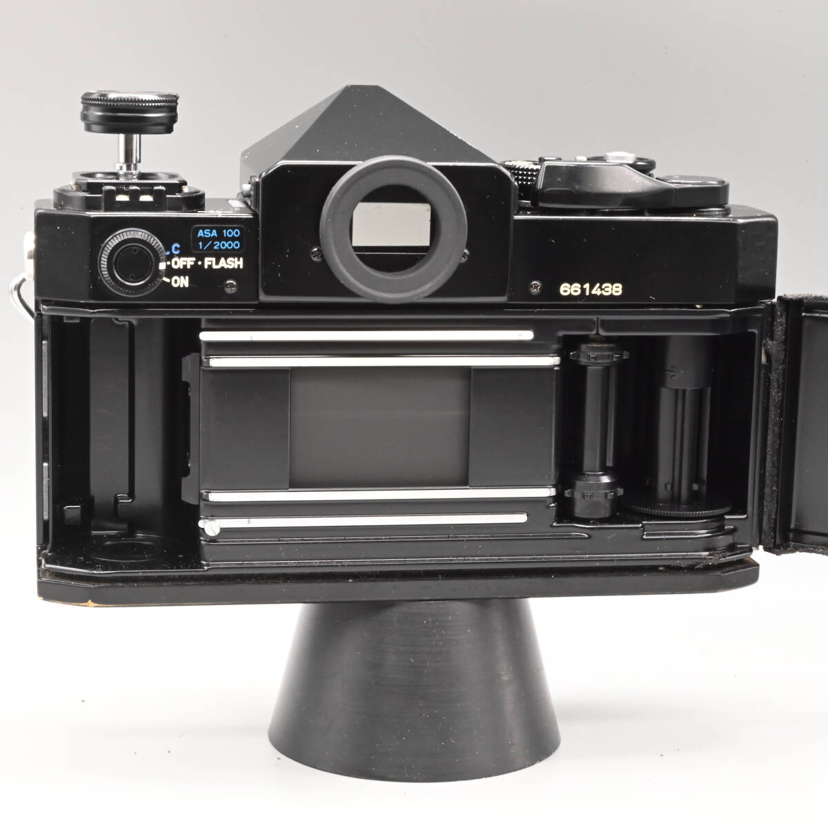 〇0577 【動作確認済み】Canon F-1 一眼レフカメラ フィルムカメラ ボディ キヤノン 旧F-1N F-1改 後期モデルの画像7