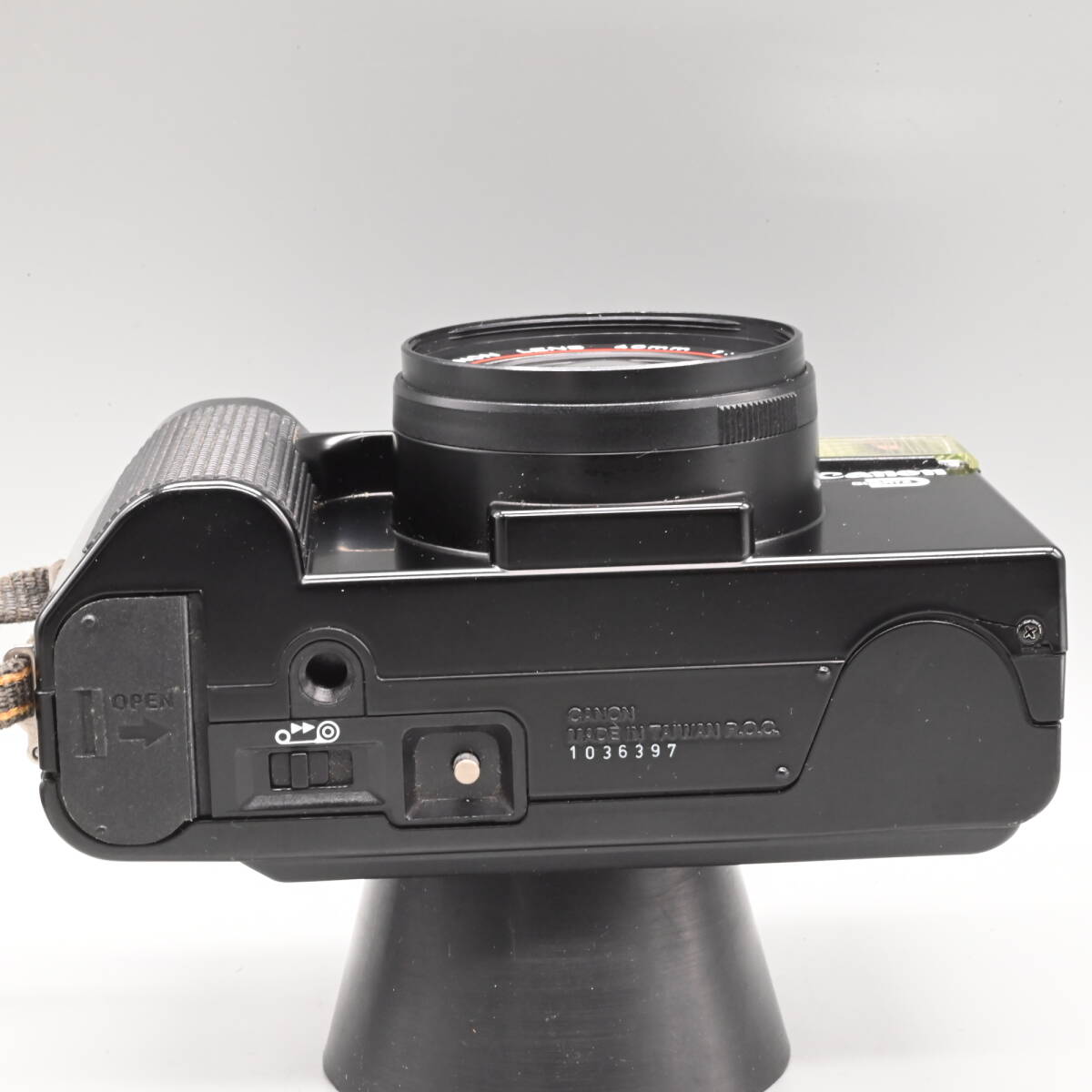 〇0555 【動作確認済み】Canon AF35ML QUARTZ DATE キャノン 単焦点 フィルム コンパクトカメラ_画像6