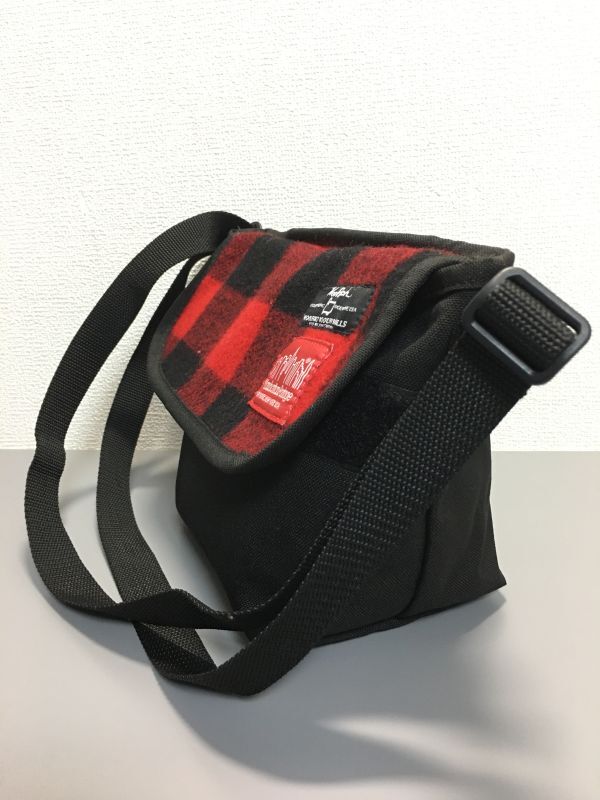 Manhattan Portage×WOOLRICH マンハッタンポーテージ×ウールリッチ チェック柄 ショルダーバッグの画像3