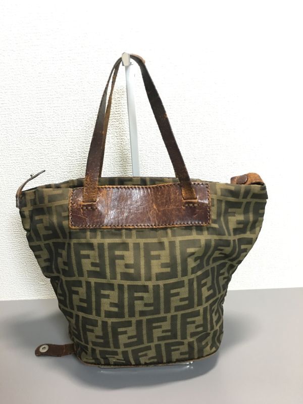 FENDI フェンディ ズッカ柄 ミニハンドバッグ_画像2