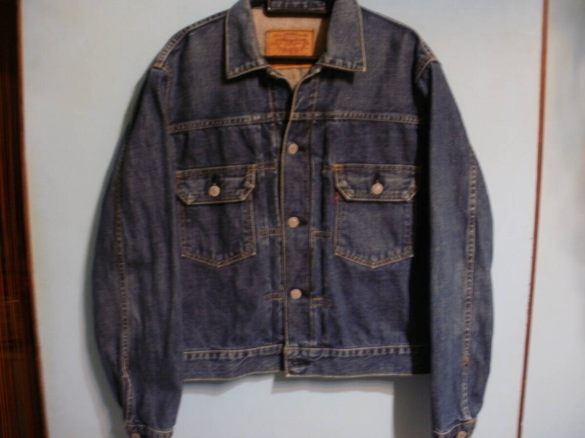 LEVI'S LOT507 ヴィンテージ復刻デニムジャケット W40 BIG E 赤耳 リーバイス の画像1