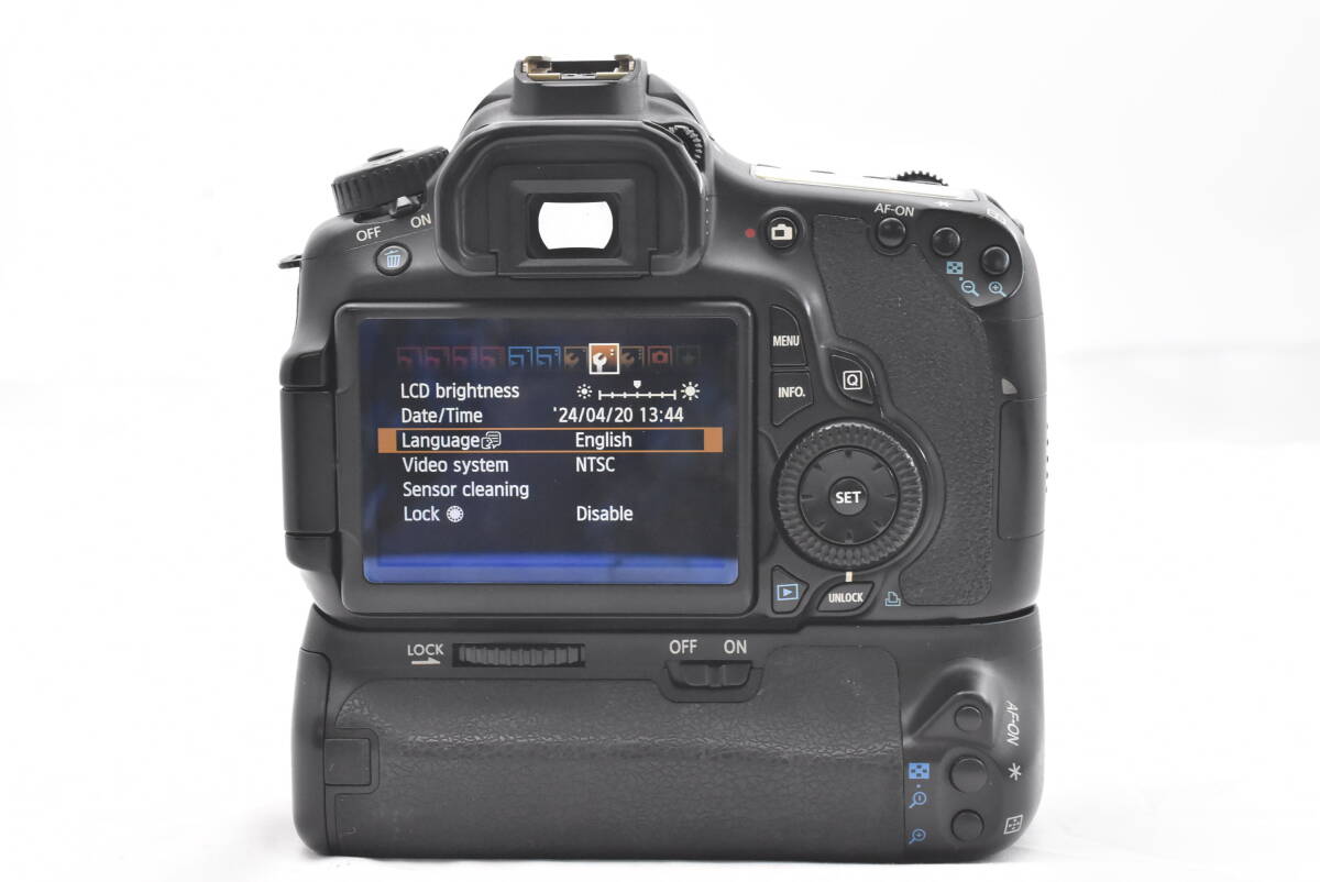 Canon キャノン EOS 60D 一眼カメラ ★ Buttery grip BG-E9 バッテリーグリップ (t7658)_画像6