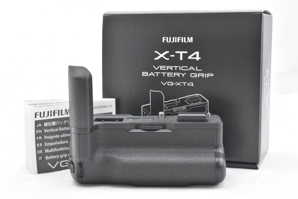 * оригинальная коробка * инструкция имеется * FUJIFILM Fuji Film VG-XT4 X-T4 специальный длина положение аккумулятор рукоятка (t7635)