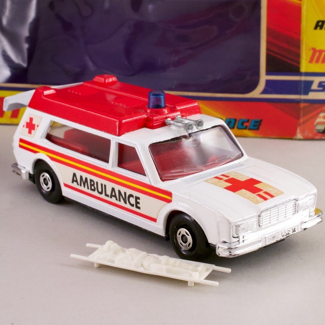 イギリス マッチボックス（matchbox） 救急車 new Speed Kings AMBULANCE K-49 1974_画像8