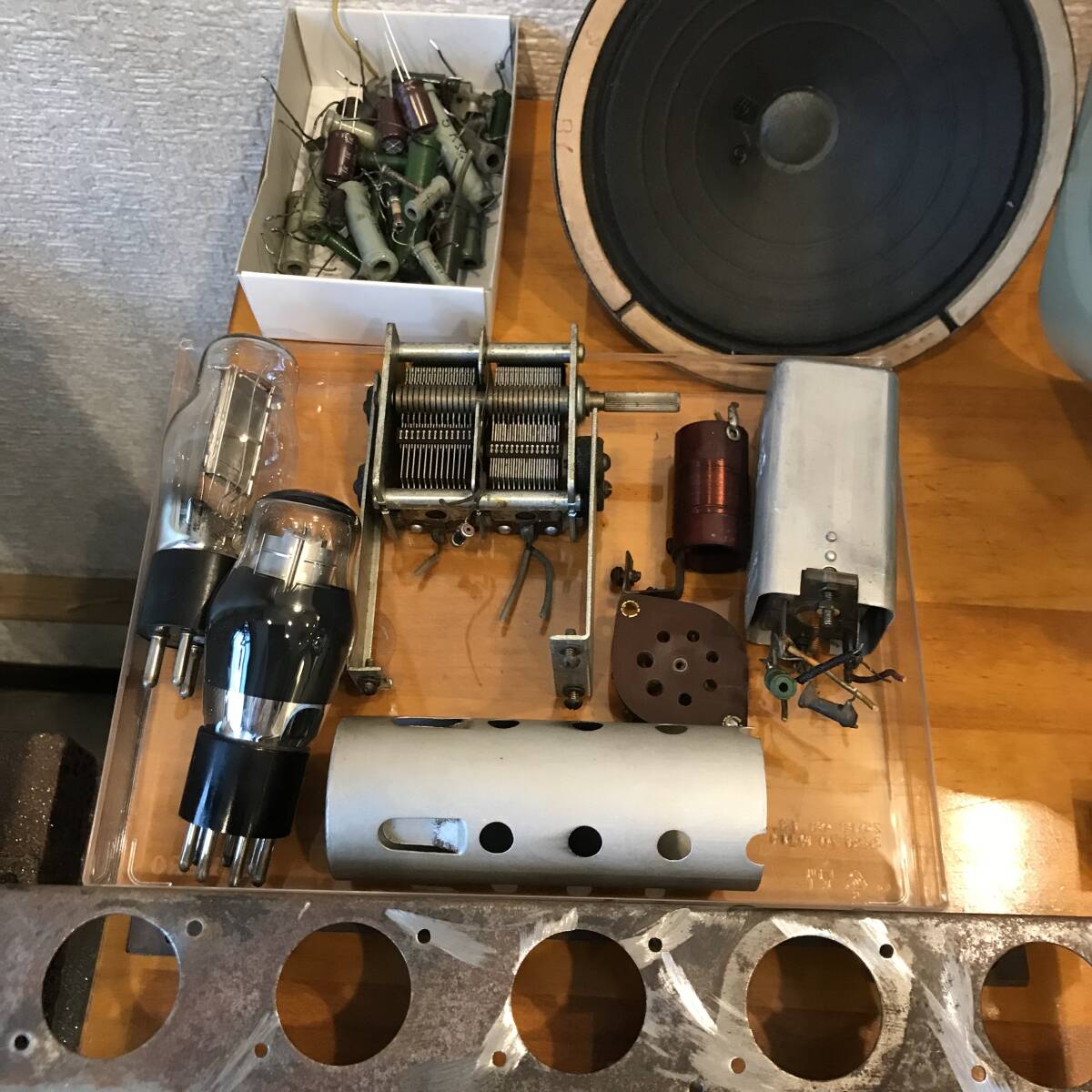 真空管ラジオ サンヨー SS-55型 AMラジオ 中古部品の画像7