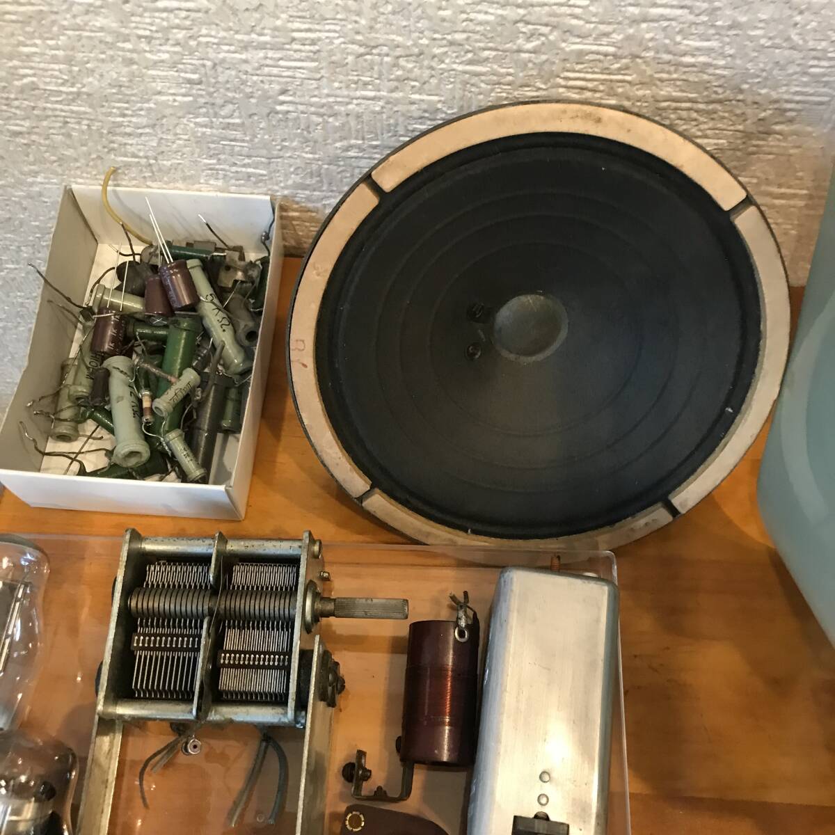 真空管ラジオ サンヨー SS-55型 AMラジオ 中古部品の画像8