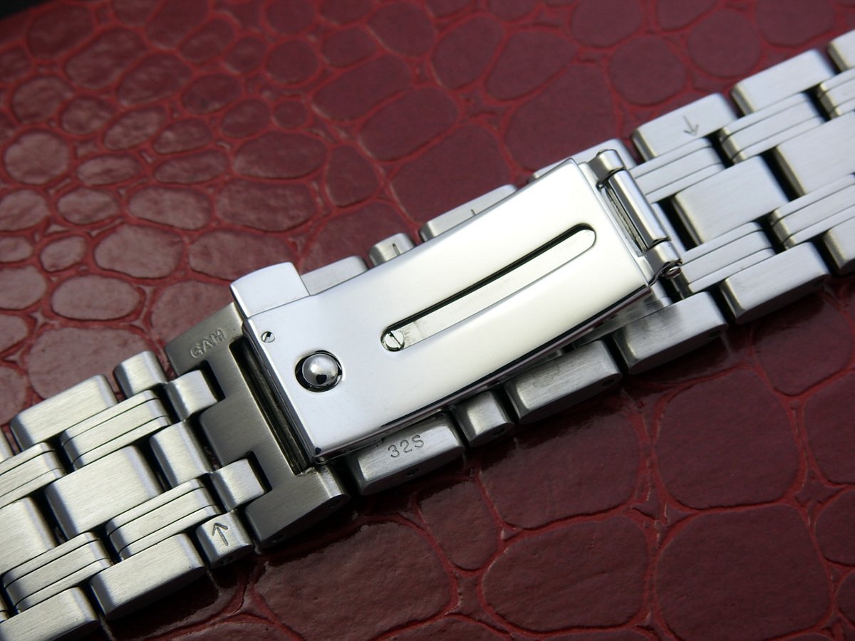 OMEGA オメガ 120 Steel スチール Bracelet ブレス (美品), ラグ 幅18mmの画像8