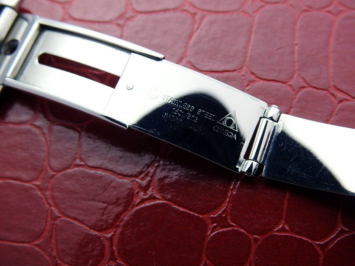 OMEGA オメガ 120 Steel スチール Bracelet ブレスレット(美品)、ラグ 幅18mmの画像8