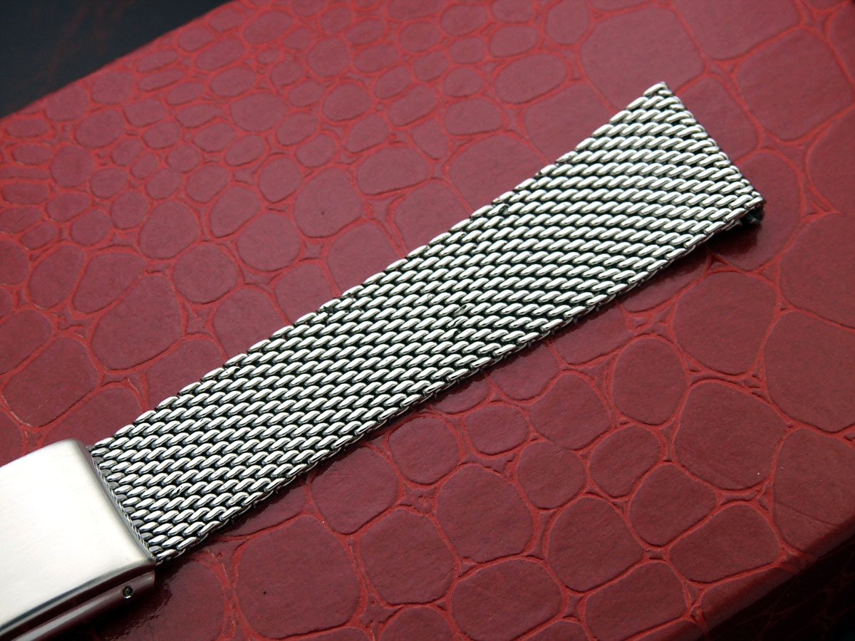 [希少] OMEGA オメガ Steel スチール Bracelet ブレスレット 1120/116 (美品)、ラグ 幅18mmの画像4