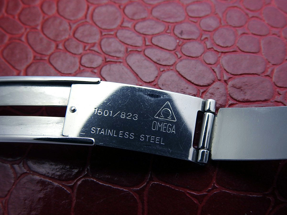 OMEGA オメガ 120 Steel スチール Bracelet ブレスレット(美品)、ラグ 幅18mmの画像9