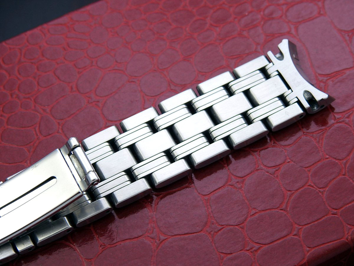 OMEGA オメガ 120 Steel スチール Bracelet ブレスレット(美品)、ラグ 幅18mmの画像10