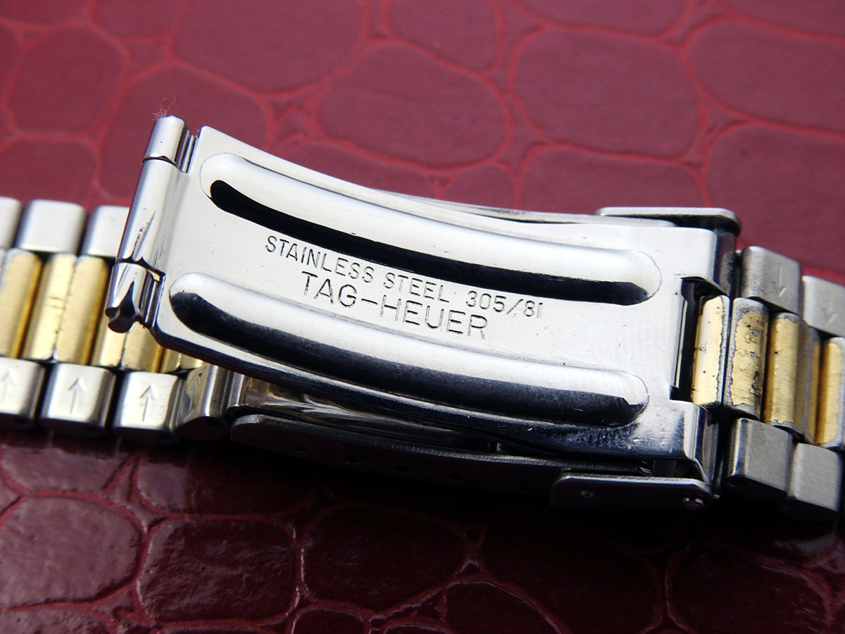 TAG HEUER タグホイヤー 18mm 18KGP/Steel 2000シリーズメンズ Bracelet / FFなし_画像2