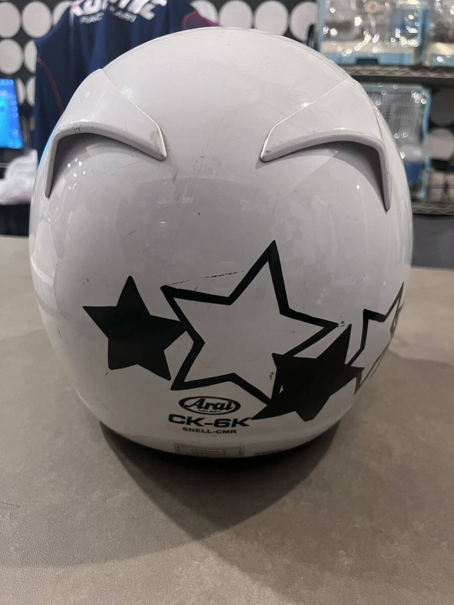 Arai ヘルメット レーシングカート アライ CK6K ジュニア junior Sサイズの画像4