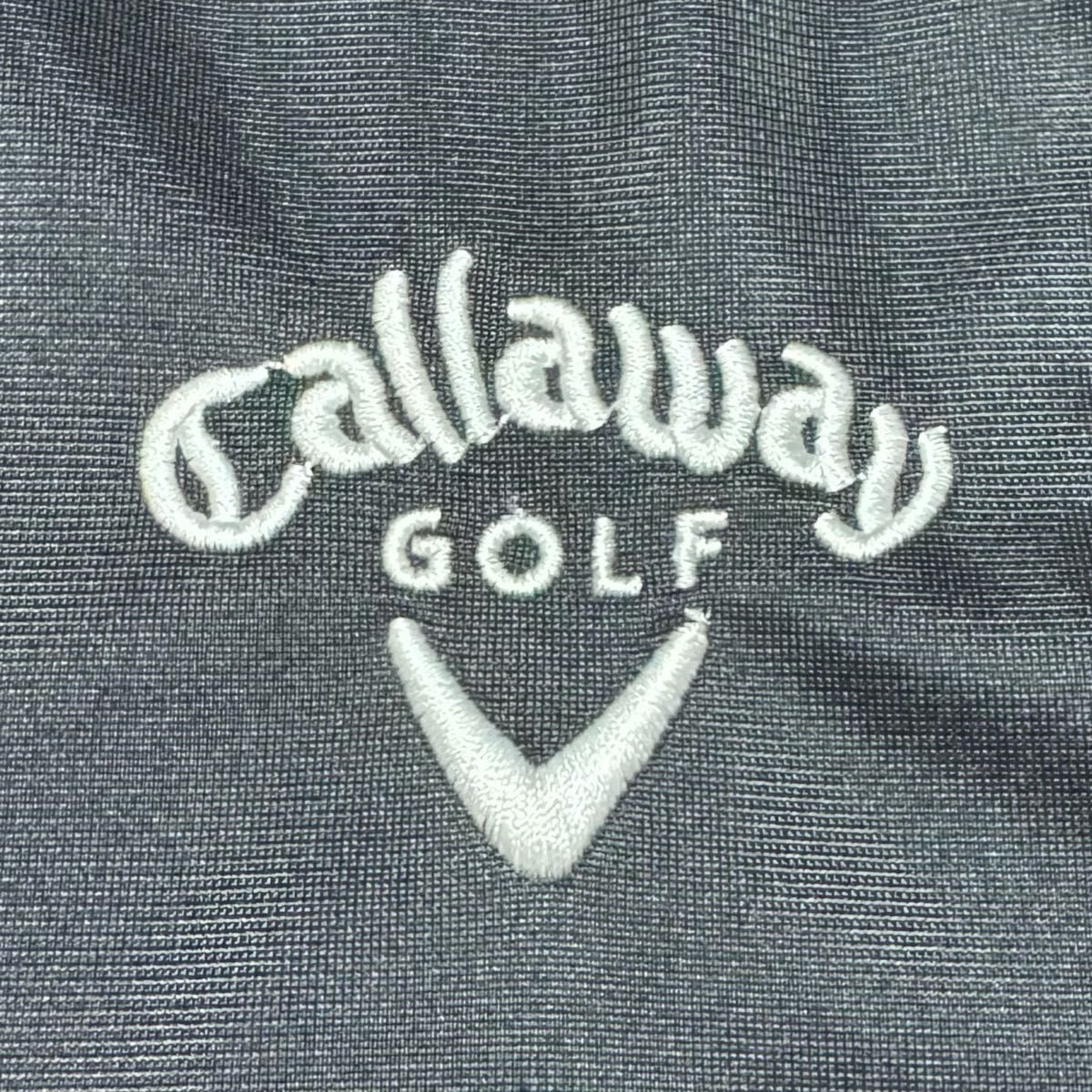 【大きいサイズ】Callaway GOLF キャロウェイゴルフ 半袖 ハーフジップ ジャンパー メンズ サイズXL ゴルフウェア