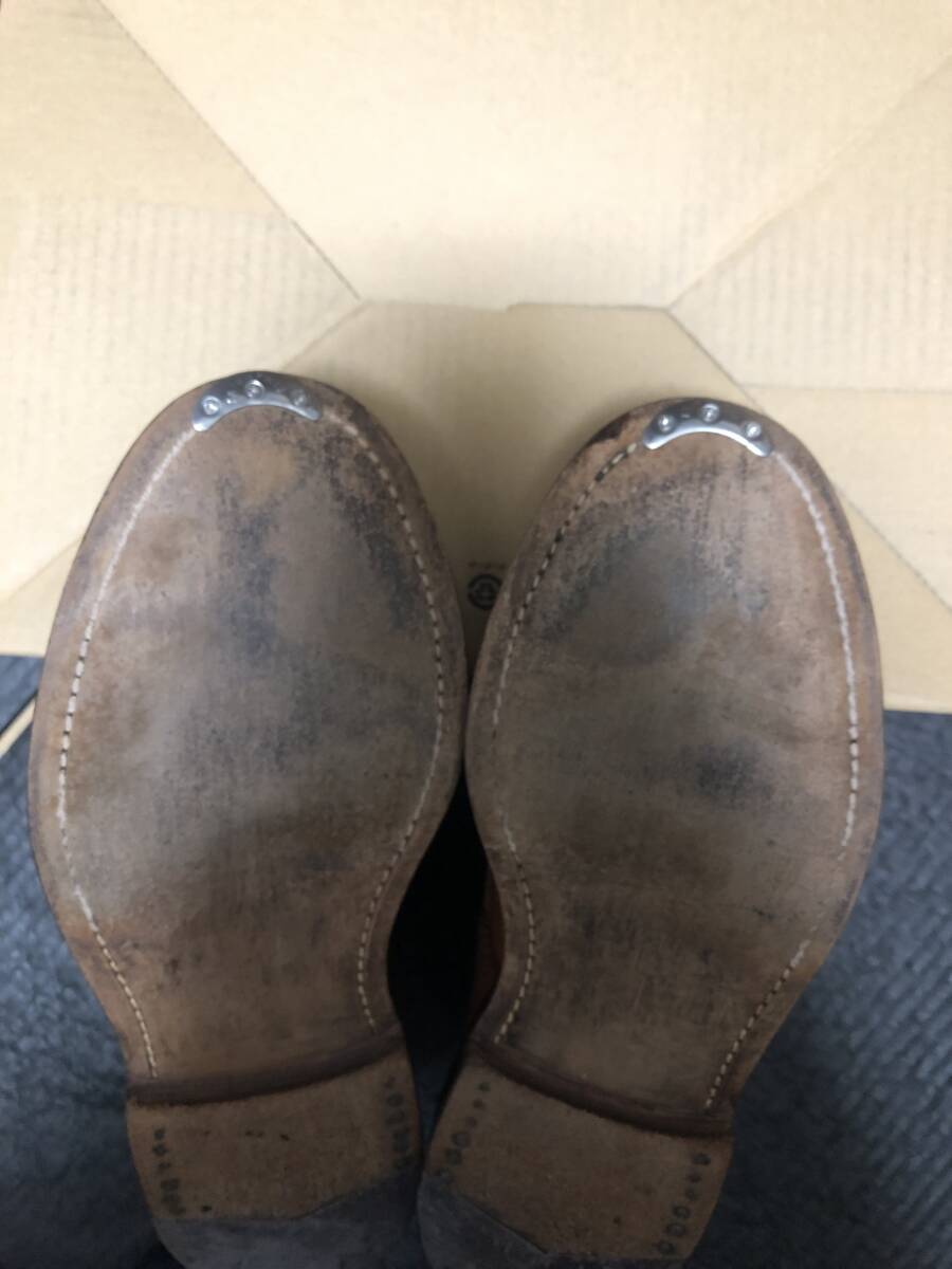 1円開始 ビンテージ Tricker's トリッカーズ 別注 2508 茶 ブラウン メンズ 7 1/2 ストー モールトン 英国 ENGLAND キャンプ アウトドアー_画像8