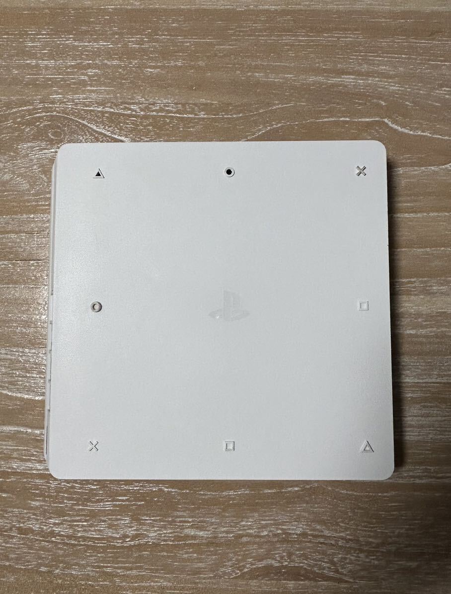 SONY ソニー PlayStation PS4 CUH-2100A ホワイト プレイステーション4 通電確認済 初期化済　_画像4