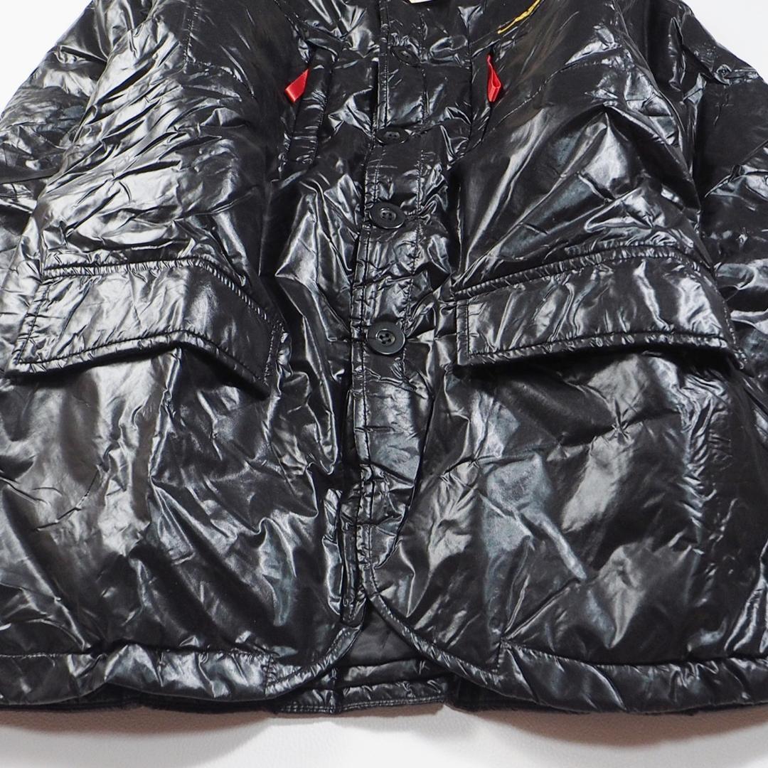 タグ付き未使用品 エドハーディー Ed Hardy 中綿入りジャケット ブラック 刺繍ビッグロゴ スカル メンズXLサイズの画像4