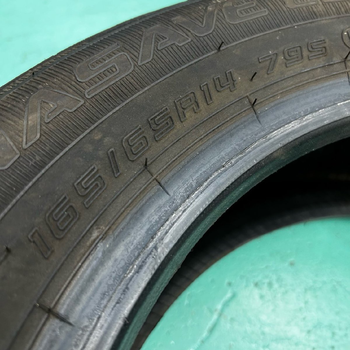 中古品 DUNLOP ダンロップ ENASAVE エナセーブ EC300+ 165/65R14 79S 2020年製 4本セット タンク ルーミー トール ミラージュ等_165/65R14 79S