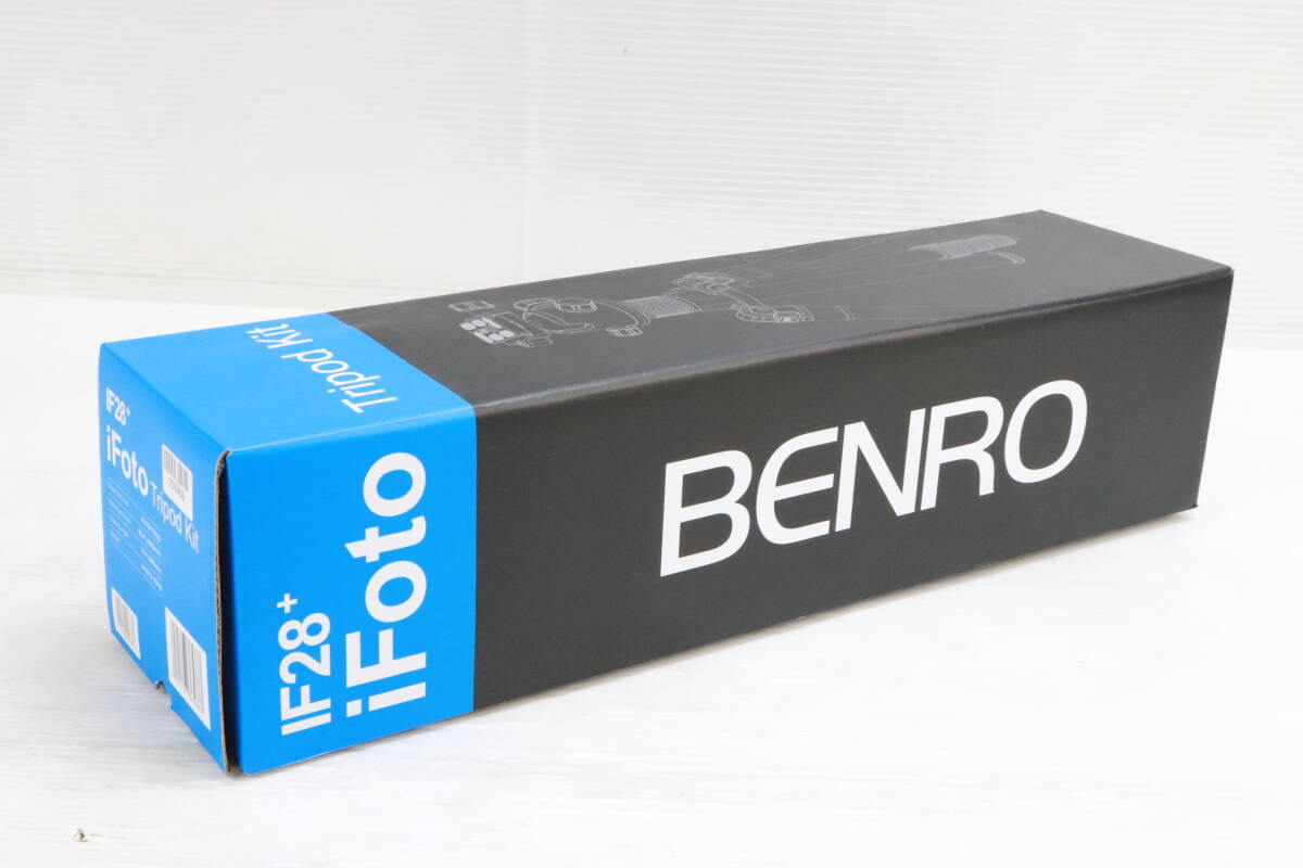 未開封・未使用品★BENRO ベンロ IF28+ iFoto アルミ三脚/一脚 ボールヘッドキット付き カメラ Tripod Kit アクセサリー ビデオ 撮影 S175
