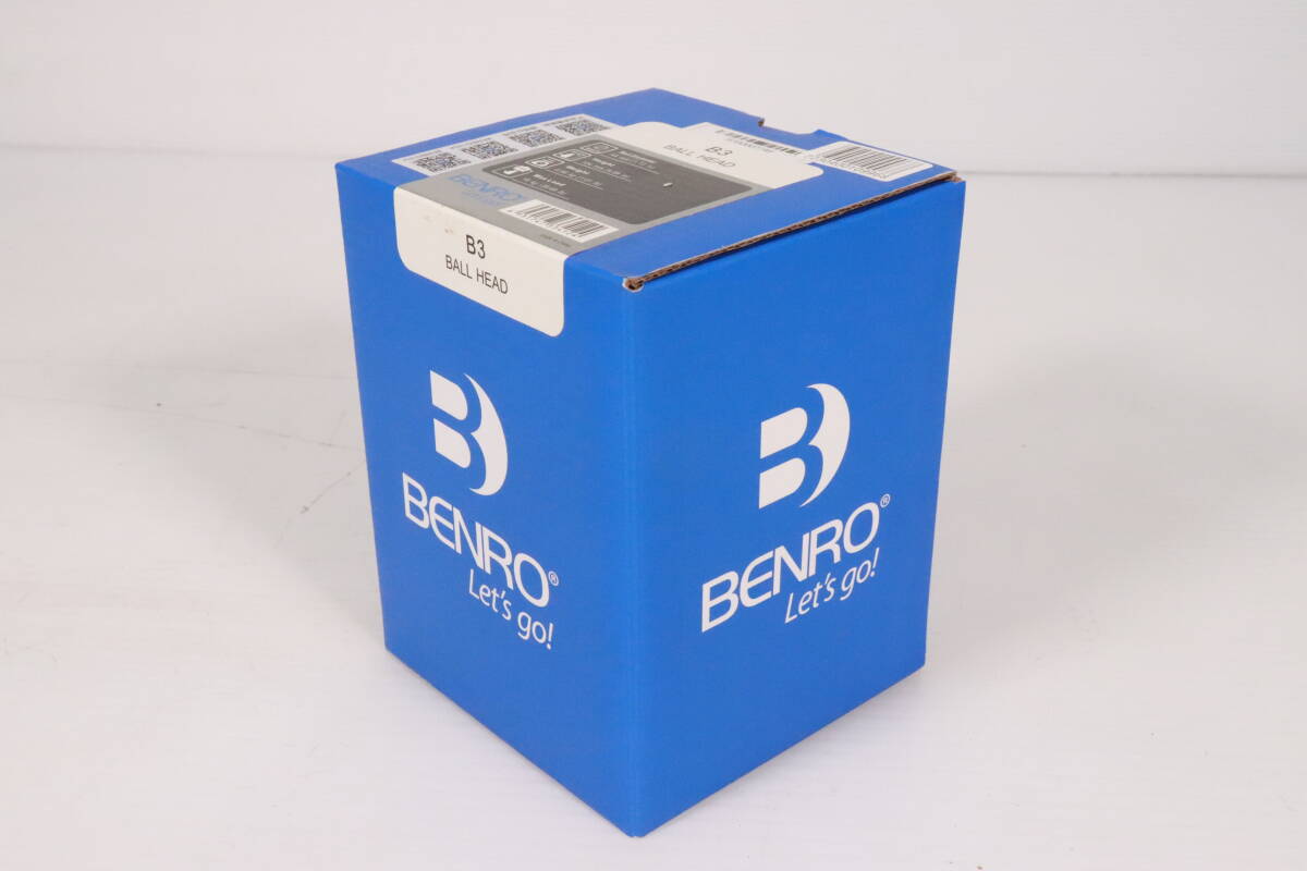 未開封・未使用品★BENRO ベンロ B3 BALL HEAD ボールヘッド 自由雲台 B-3 水準器付 カメラアクセサリー 撮影 固定 雲台 カメラ用品 AA74