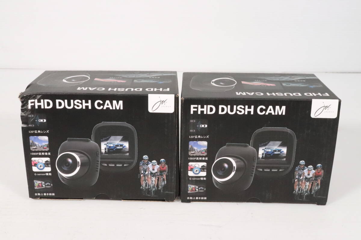 未使用品★ジョワイユ FHD DUSH CAM ビデオ カメラ まとめて2点セット まとめ売り ドラレコ 自転車 サイクリング 車 録画 S274の画像3