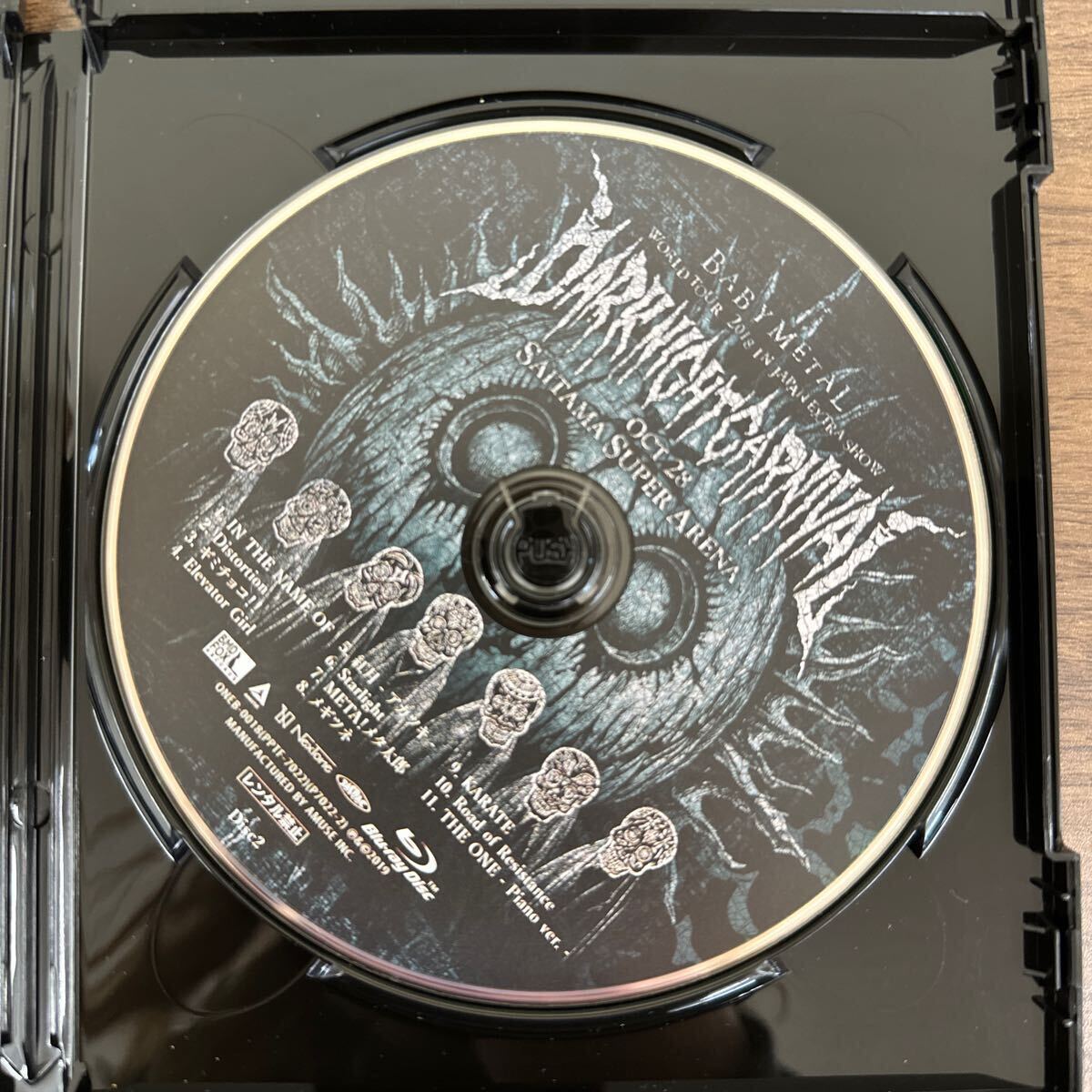 BABYMETAL / METAL RESISTANCE EPISODE VII-APOCRYPHA THE CHOSEN SEVEN/Blu-ray / ベビーメタル/2018/ CD/現状品の画像5