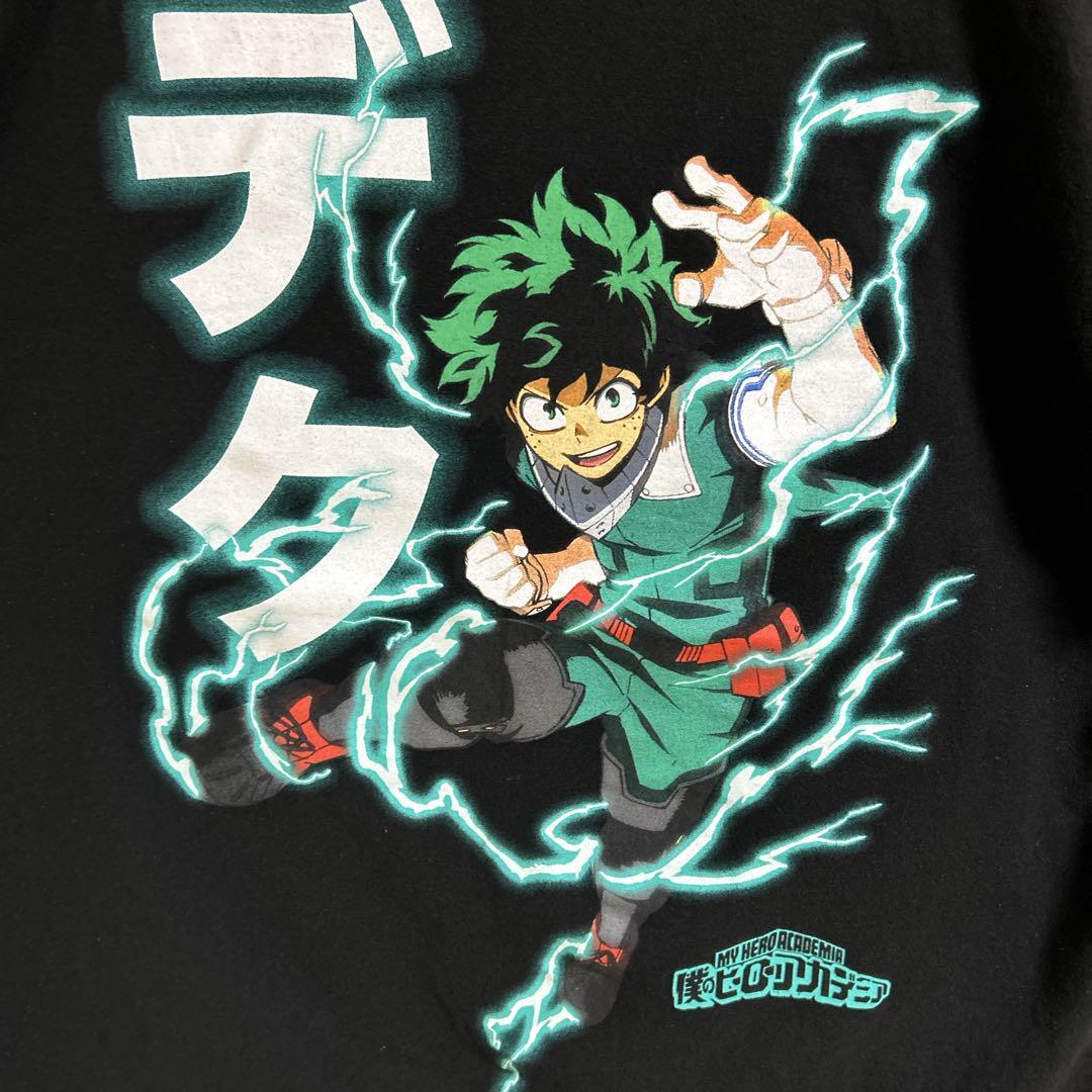 My Hero Academia 僕のヒーローアカデミア デク キャラクター アニメ Tシャツ 半袖 輸入品 春服 夏服 海外古着 ヒロアカ テレビ アニメ_画像4