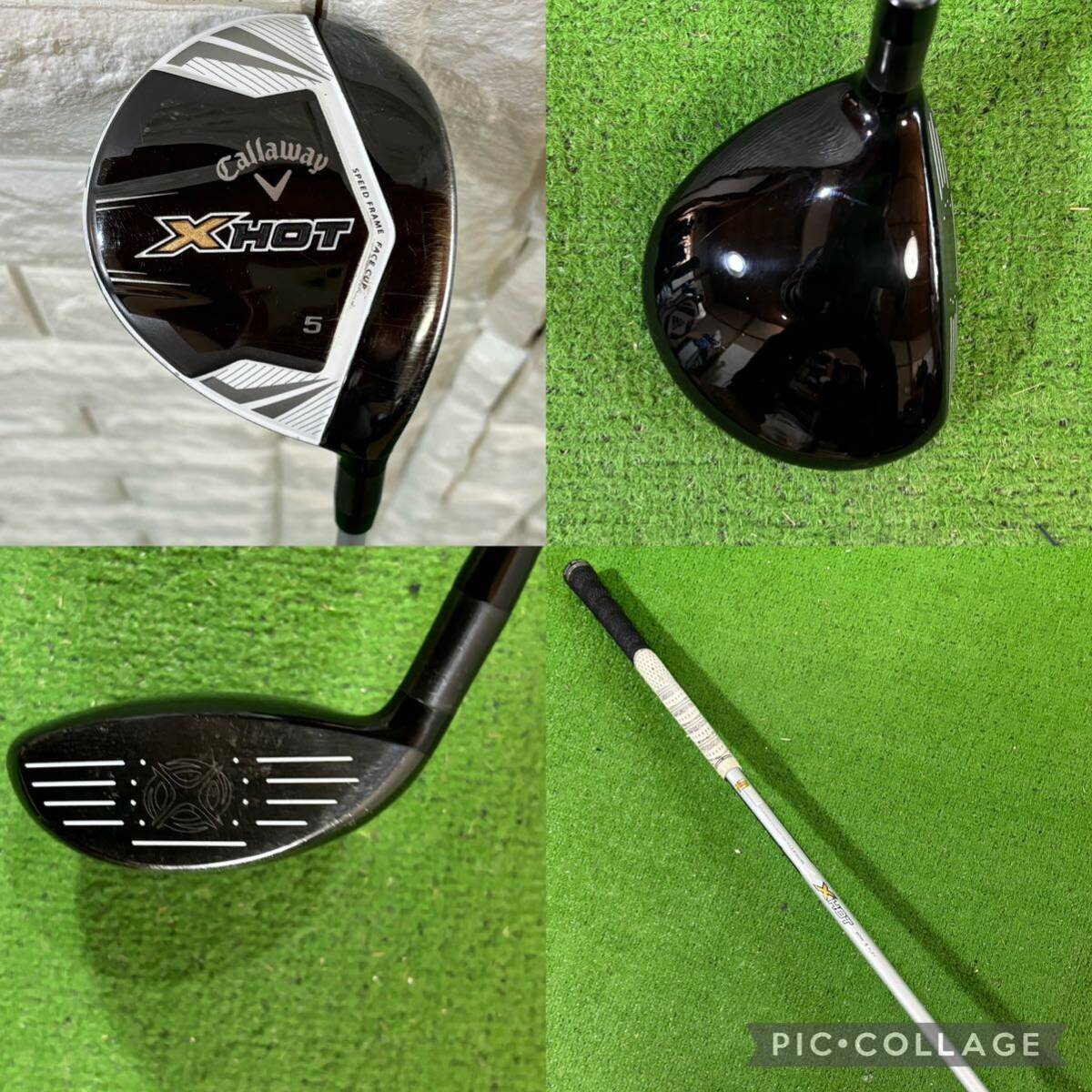 超豪華☆必見☆男性向け☆Callaway(キャロウェイ)XHOT等ゴルフクラブセット☆アディダス製キャディバッグ付(フード付)(ネームプレート付)の画像4