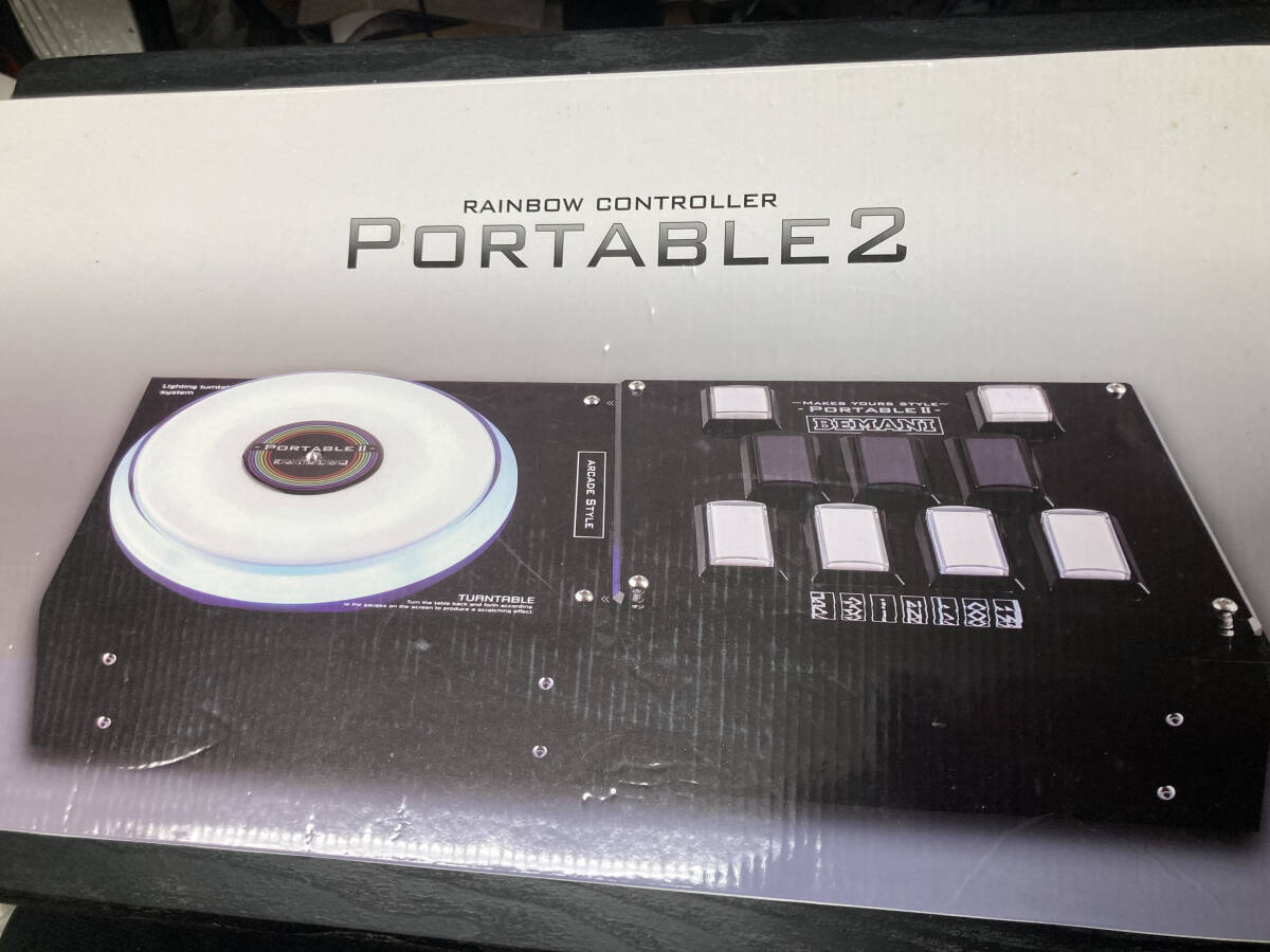 BEMANI Rainbow controller Portable II 虹コン Beatmania ビーマニ レインボーコントローラー の画像1