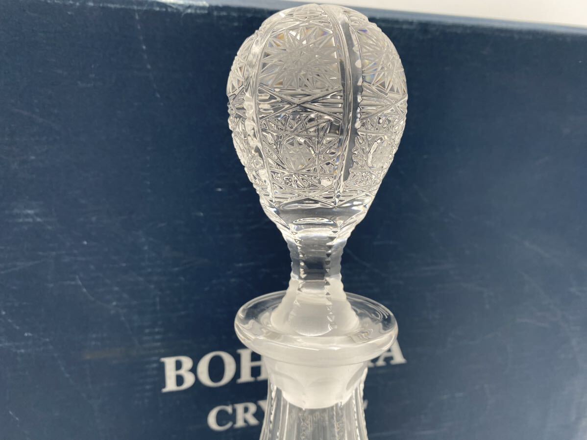 未使用 BOHEMIA CRYSTAL グラス ボトル セット ボヘミア クリスタル クリスタルガラスの画像7