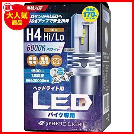 ★[新モデル]H4:6000K(ホワイト)_1)新モデル_1)エントリーモデル★ () バイク用LEDヘッドライト H4 Hi/Lo_画像1