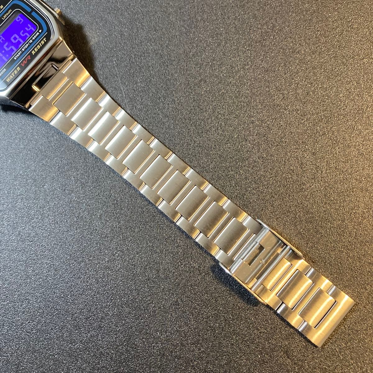 【新品】カシオ チープカシオ デジタル 腕時計 紫 液晶反転 レトロ 調