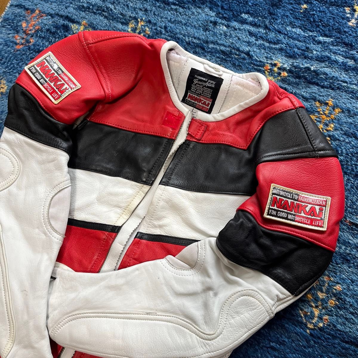 バイク 南海部品 NANKAI 革ツナギ ライダースー サイズL|Yahoo バイク 南海部品 NANKAI 革ツナギ ライダースー サイズL|Yahoo