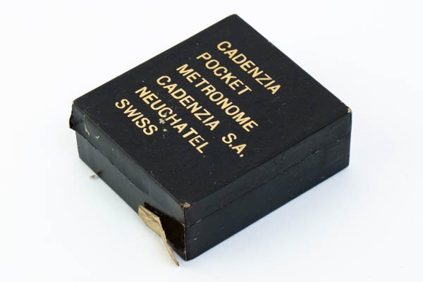 CADENZIA カデンツァ POCKET METRONOME ポケットメトロノーム 手巻 スイス製 箱付 動作確認済 #36756の画像7