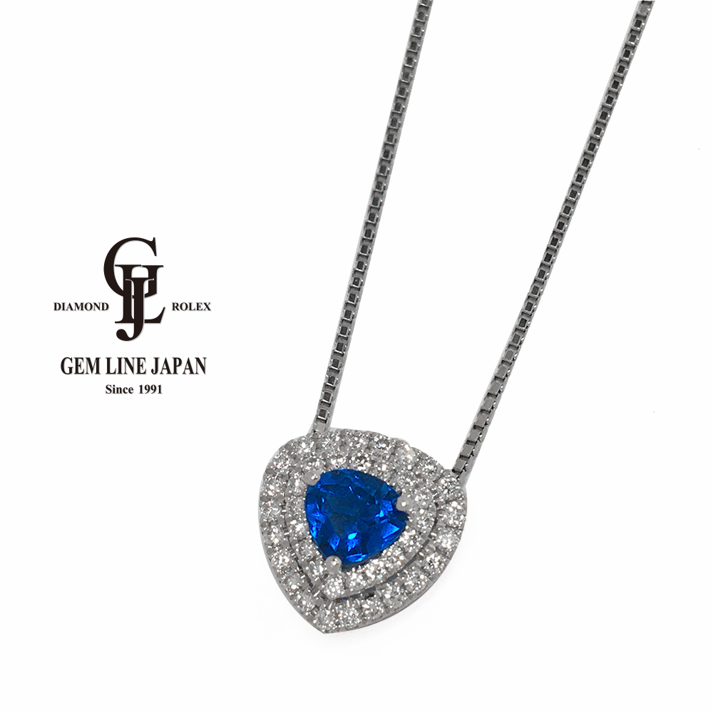 アウイナイト 0.42ct 新品 稀少石 プラチナ ネックレス GRJ鑑別書付_画像1