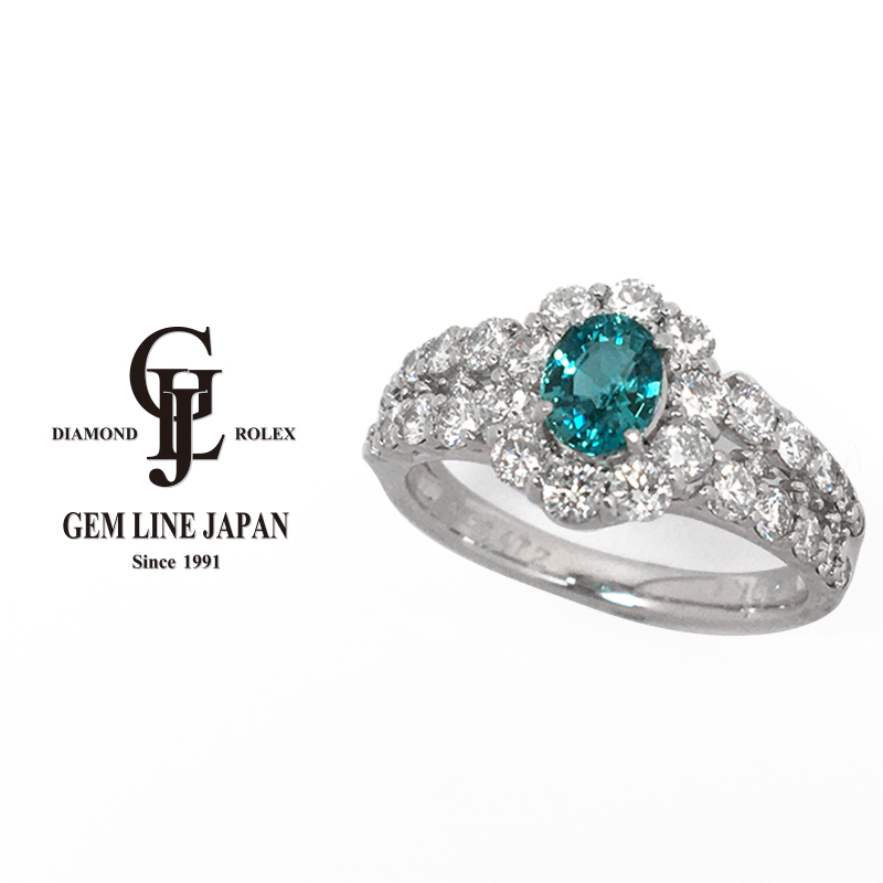 新しいスタイル グランディディエライト 0.472ct 日独宝石研究所鑑付 リング プラチナ 新品 稀少石 その他