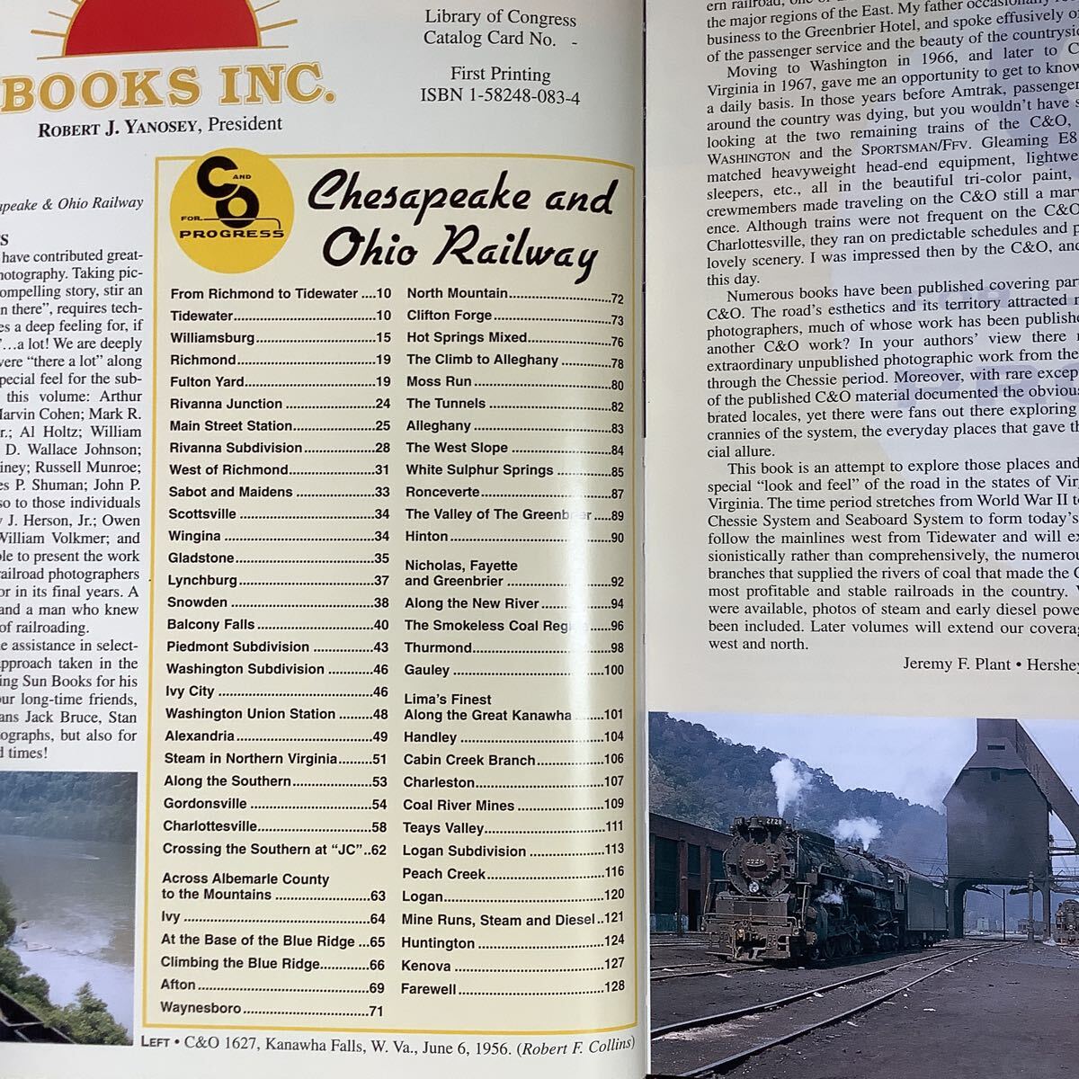 《S2》洋書 チェサピーク・アンド・オハイオ鉄道 Chesapeake and Ohio Railway In Color 3冊セット_画像3
