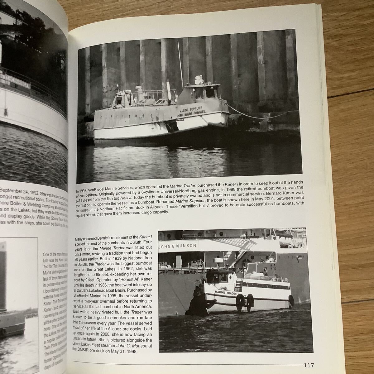 {S3} foreign book . large lake. quotient industry boat Commercial Ships on the GREAT LAKES