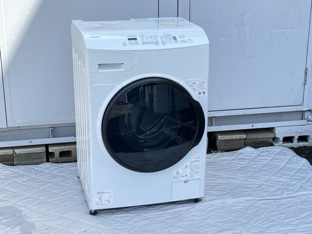 送料無料 ドラム式洗濯機 乾燥機能付き 【中古】動作保証 アイリスオーヤマ CDK832 8.0/3.0kg 2023年製 生活家電 037011 C / 20383の画像2