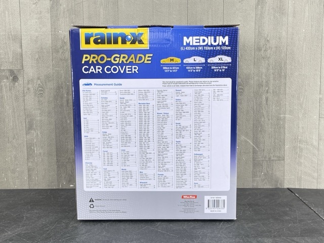 RAIN-X プログレード カーカバー 【新品】 プレミアム4層保護　UV保護 Mサイズ 153×432×122cm カー用品 / 57115_画像2