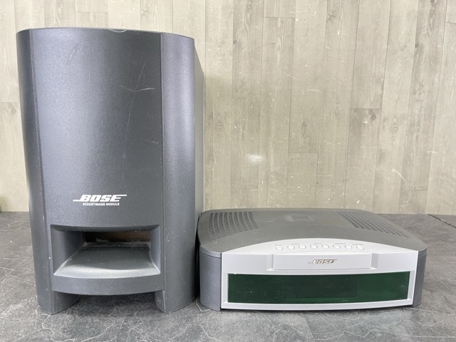 BOSE media center Powered subwoofer set [ used ] BOSE PS3-2-1 AV3-2-1 home theater system no check gray /71278